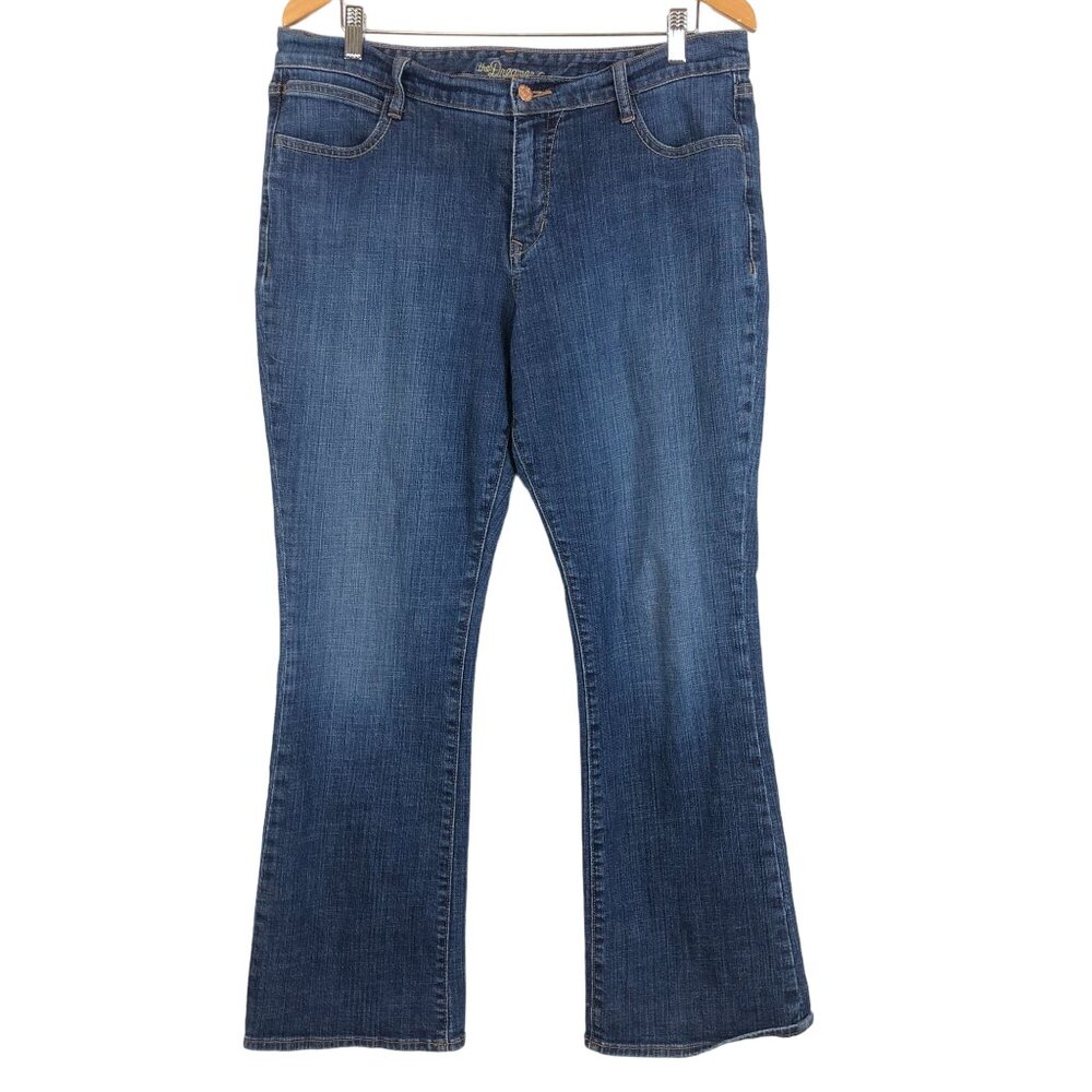 Old Navy The Dreamer Womens Bootcut Jeans Size 14 High Waist Stretch Denim